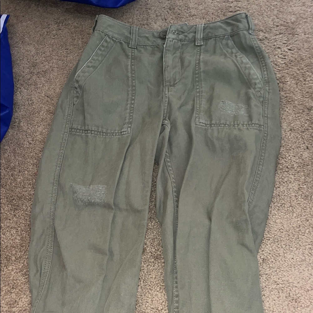 Topshop Khaki Green cargo pants